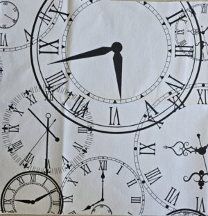 Coton HORLOGE toile 320gr - 50cm