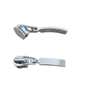 Curseur zip T5 - fin argent