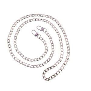 CHAINE petit mousqueton modèle 2 - argent 120cm