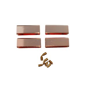 Embout de sangle Rose 25 mm par 4