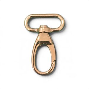 Mousqueton argent 30 mm par 6